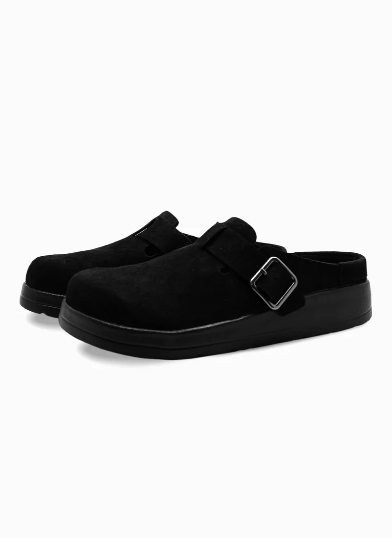 Duozoulu  Liber Synthetic Suede Comfort Clog  | Best Price UAE